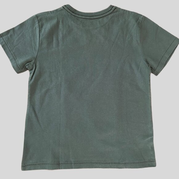 CHEROKEE BOYS ARMY GREEN T-SHIRT, SIZE XS (4/5), PRE-OWNED NEVER WORN - Picture 5 of 7